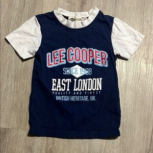 Kids Navy and White T-Shirt